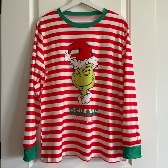 New Christmas Pajamas Set-2023 Stripe Matching Family Pajamas For DAD/ XL - Picture 7 of 9